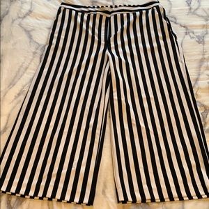 Worthington Wide Leg Striped Pants
